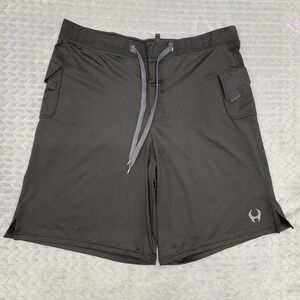 Hylete‎ Shorts Mens Size 2XL Athletic Running Active Black 11" Inseam Stretch